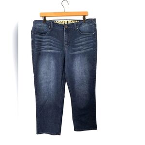 Sound And Style By Beau Dawson Dark Blue Denim Jeans Size 16